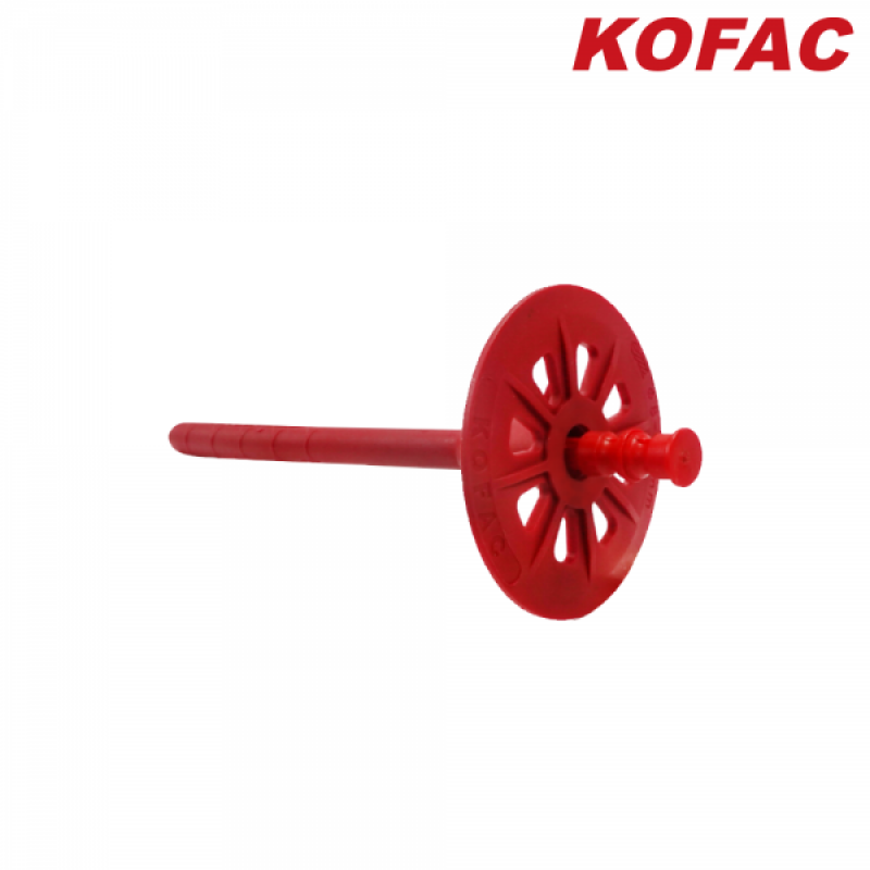 KOFAC KPS 일체형 화스너 타격 앙카 칼블럭 단열재 고정 고급형 10x255 ~ 10x405
